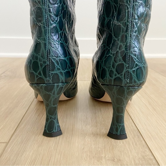 By Far Stevie 42 Boot in Petrol Croc Size 40 - Picture 11 of 16